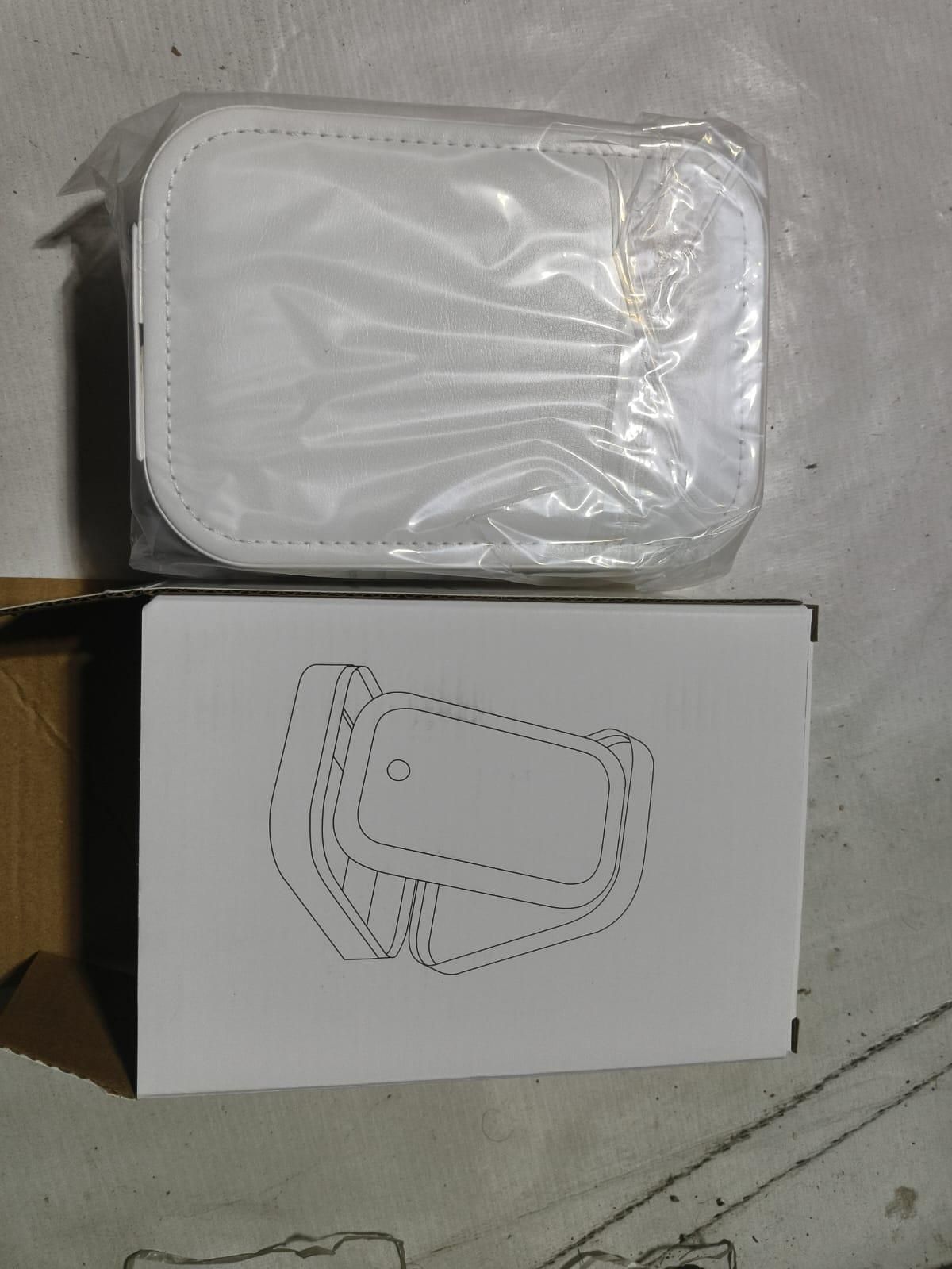 White Jewelry Box with LED Mirror