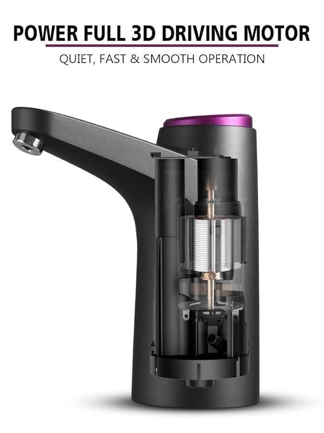 Electric Water Dispenser for 20L Jar – Rechargeable & Portable