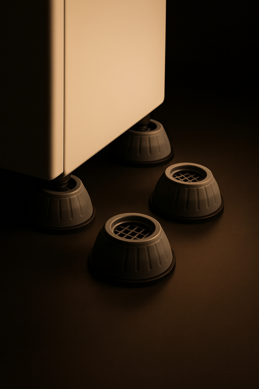 Anti Vibration Pads for Washing Machine, Dryer, Refrigerator – Noise & Shake Reducing Feet (Set of 4)